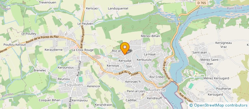 localisation de l'entreprise SCI LUGOMAX  AUDIERNE