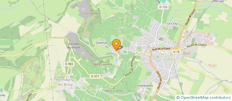 localisation de l'entreprise SCI LUGUS  BUXY