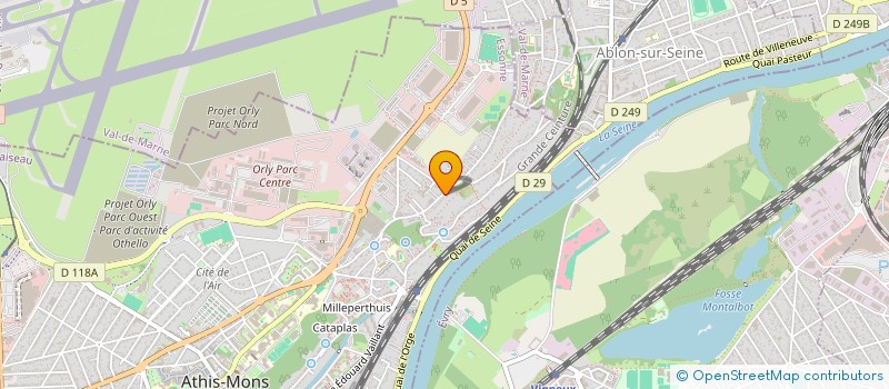 localisation de l'entreprise SCI LUHONG à ATHIS-MONS