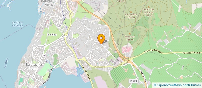 localisation de l'entreprise SCI LUIGI  BALARUC-LES-BAINS