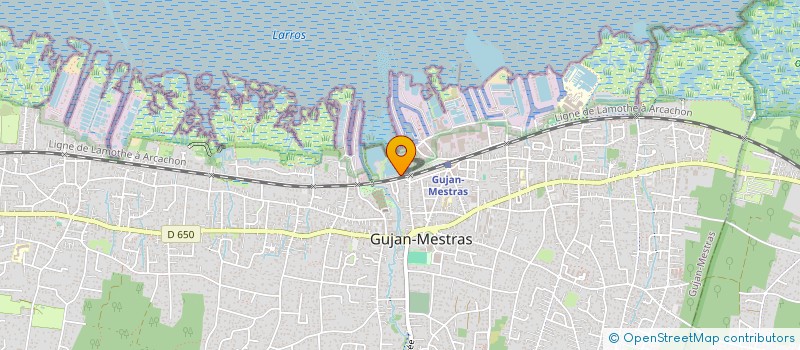 localisation de l'entreprise SCI LUIGI  GUJAN-MESTRAS