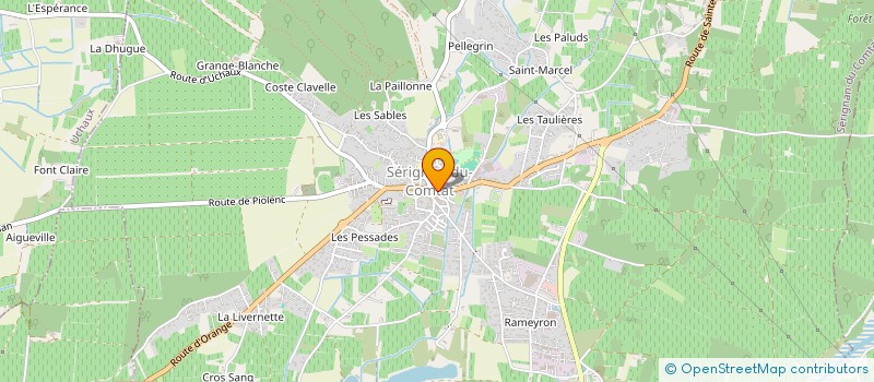 localisation de l'entreprise SCI LUIGIANNI  SERIGNAN-DU-COMTAT