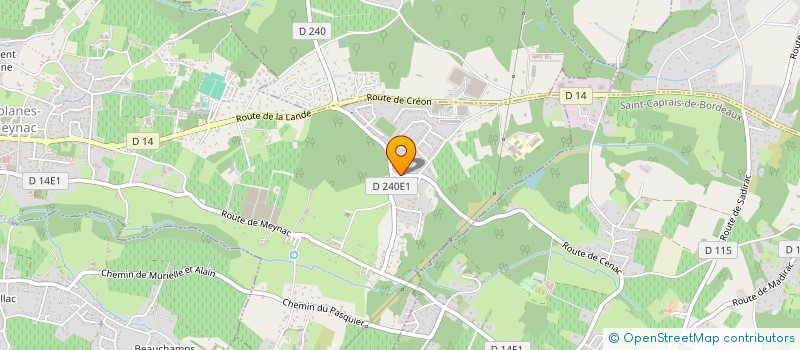 localisation de l'entreprise SCI LUIGOSA  CAMBLANES-ET-MEYNAC