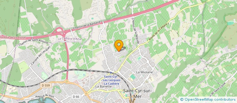 localisation de l'entreprise SCI LUIMARC à SAINT-CYR-SUR-MER