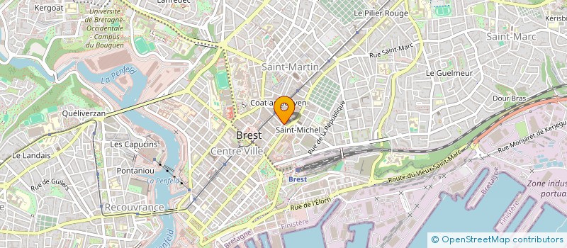 localisation de l'entreprise SCI LUIS MARTIN  BREST