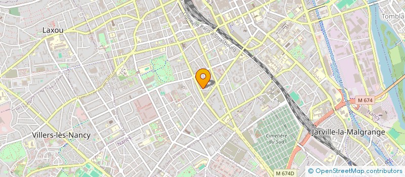 localisation de l'entreprise SCI LUISA  NANCY