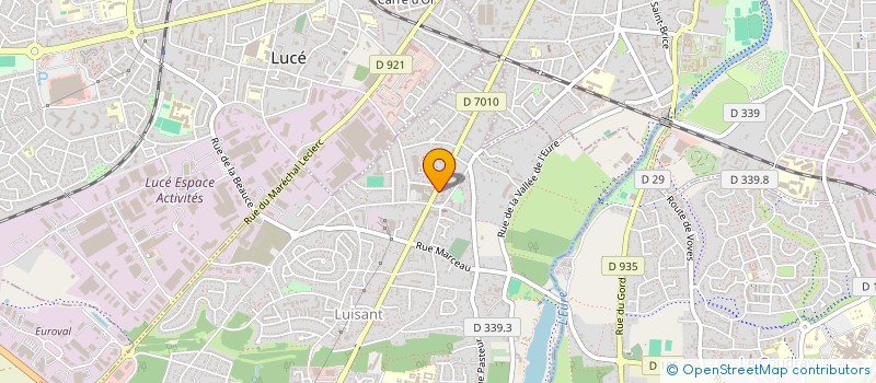 localisation de l'entreprise SCI LUISANT CENTRE à LUISANT