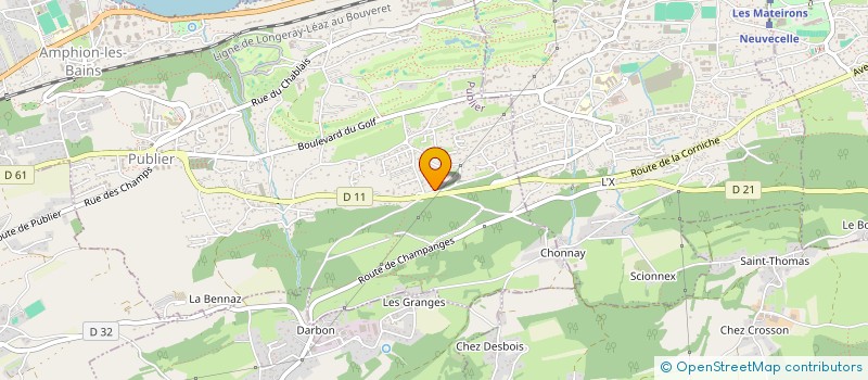 localisation de l'entreprise SCI LUISTERINE  PUBLIER