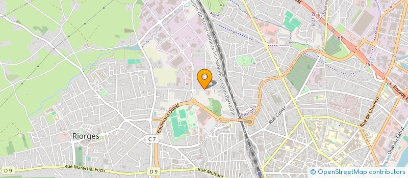 localisation de l'entreprise SCI LUIZET à RIORGES
