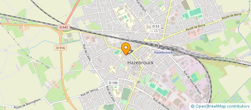 localisation de l'entreprise SCI LUJAN  HAZEBROUCK