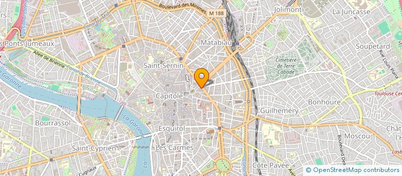 localisation de l'entreprise SCI LUJANE  TOULOUSE