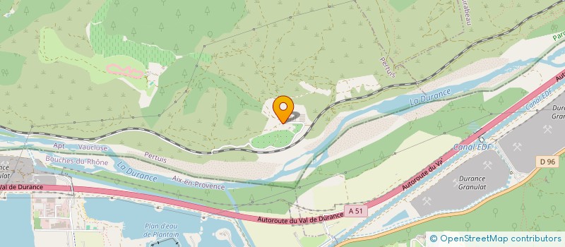 localisation de l'entreprise SCI LUJAQUE  PERTUIS