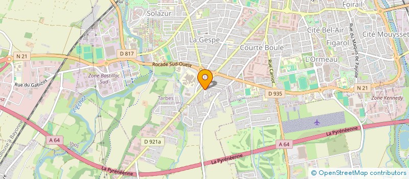 localisation de l'entreprise SCI LUKA  TARBES