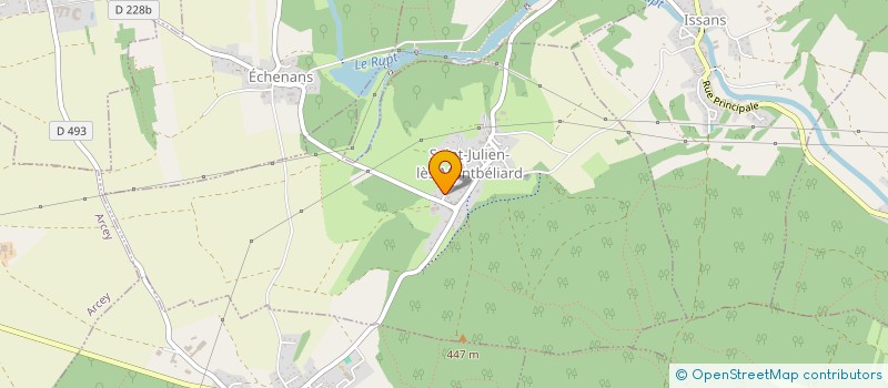 localisation de l'entreprise SCI LUKA  SAINT-JULIEN-LES-MONTBELIARD