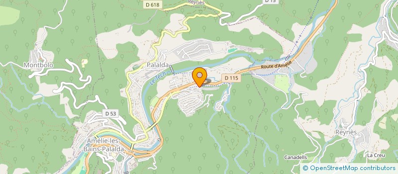 localisation de l'entreprise SCI LUKE  AMELIE-LES-BAINS-PALALDA