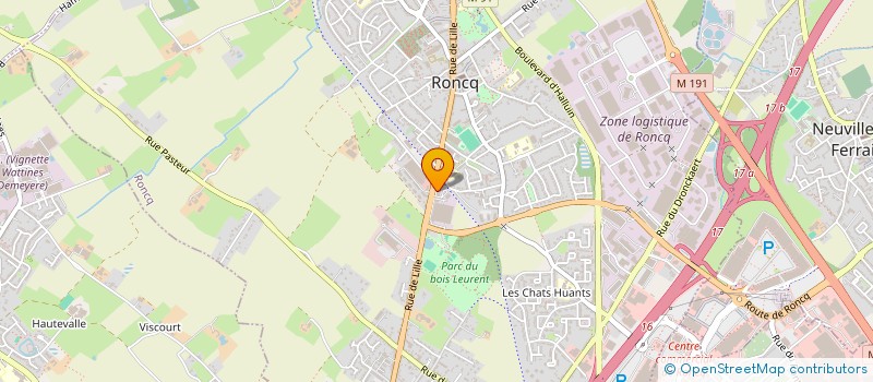 localisation de l'entreprise SCI LUKELI à RONCQ