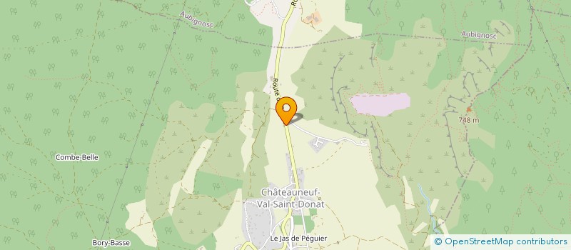 localisation de l'entreprise SCI LUKI  CHATEAUNEUF-VAL-SAINT-DONAT