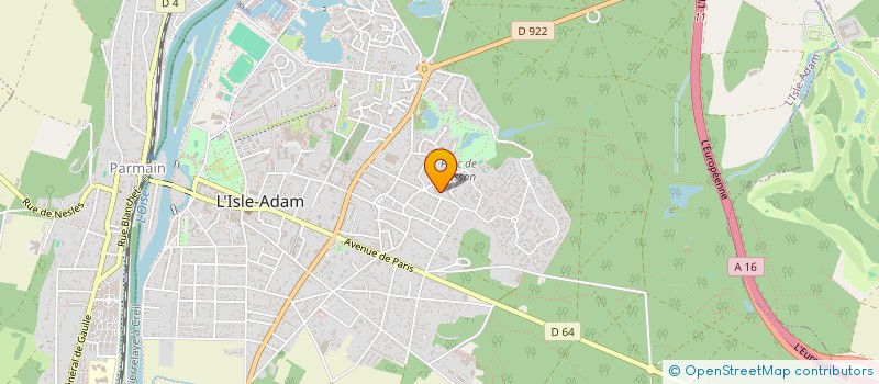 localisation de l'entreprise SCI LUKIFA  L'ISLE-ADAM