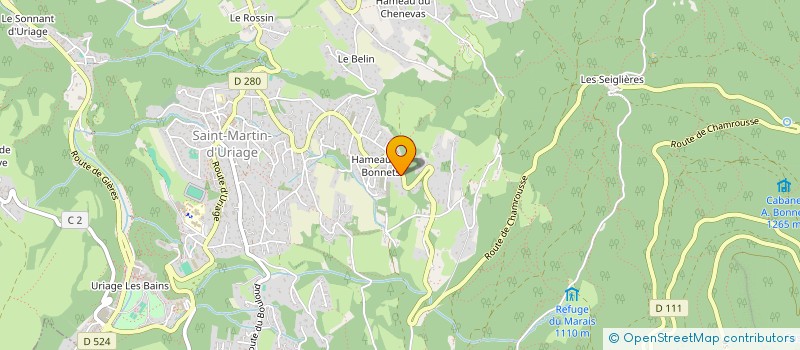 localisation de l'entreprise SCI LUKKY  SAINT-MARTIN-D'URIAGE