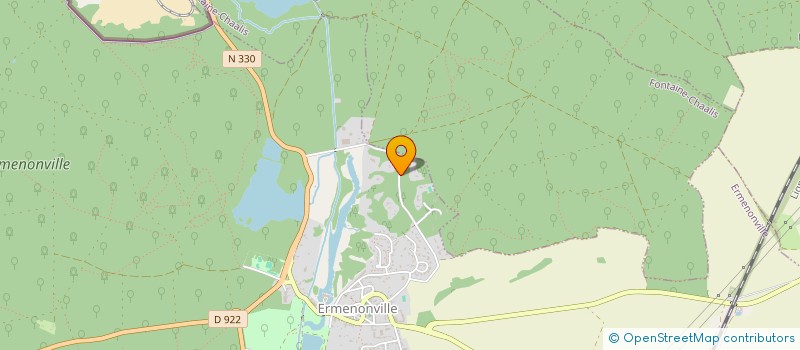 localisation de l'entreprise SCI  LULAFRA LOCATION D IMMEUBLES  ERMENONVILLE