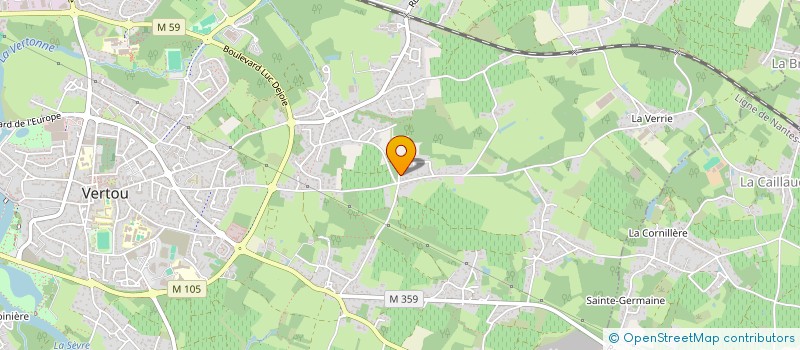 localisation de l'entreprise SCI LULAU  VERTOU