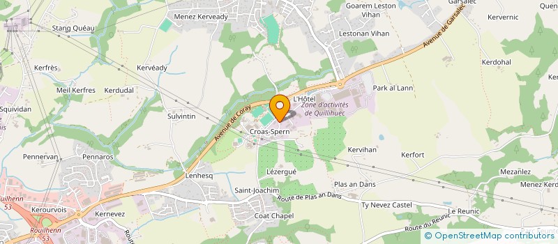 localisation de l'entreprise SCI LULE  ERGUE-GABERIC