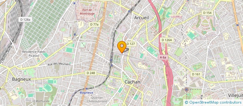 localisation de l'entreprise SCI LULEM  ARCUEIL