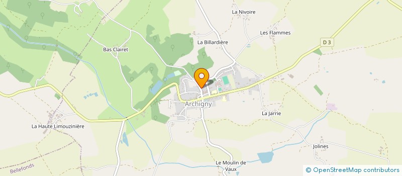 localisation de l'entreprise SCI LULI  POITIERS