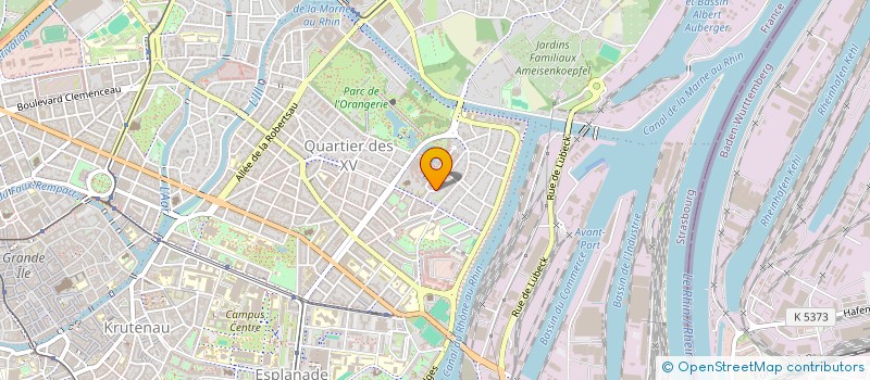 localisation de l'entreprise SCI LULI  STRASBOURG