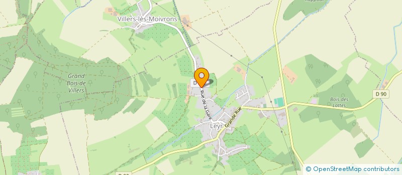 localisation de l'entreprise SCI LULIA  MOIVRONS