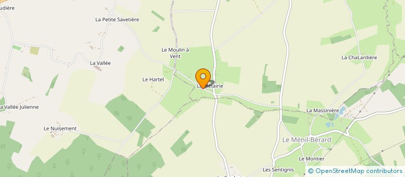 localisation de l'entreprise SCI LULIX à SAINT-HILAIRE-SUR-RILE