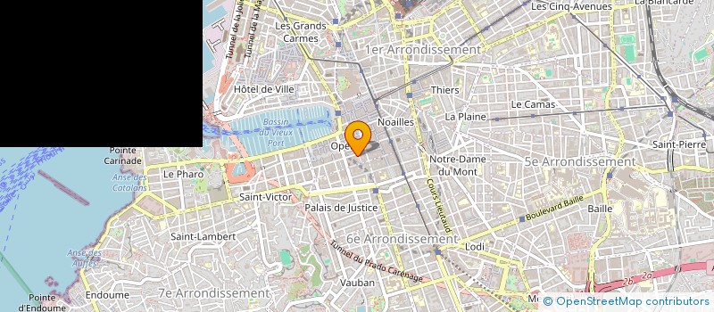 localisation de l'entreprise SCI LULLI à MARSEILLE