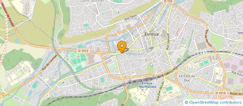 localisation de l'entreprise SCI LULLI-LOUVOIS  EVREUX