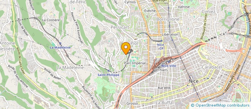 localisation de l'entreprise SCI LULOMIXX à NICE