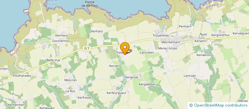 localisation de l'entreprise SCI LULOU  CLEDEN-CAP SIZUN