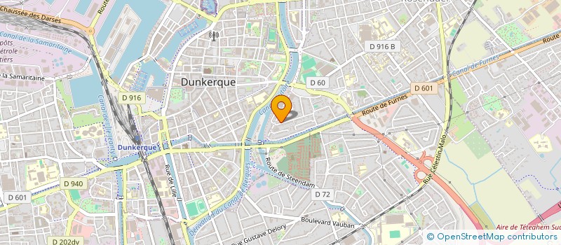 localisation de l'entreprise SCI LULU à DUNKERQUE