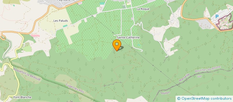 localisation de l'entreprise SCI LULU  CUGES-LES-PINS