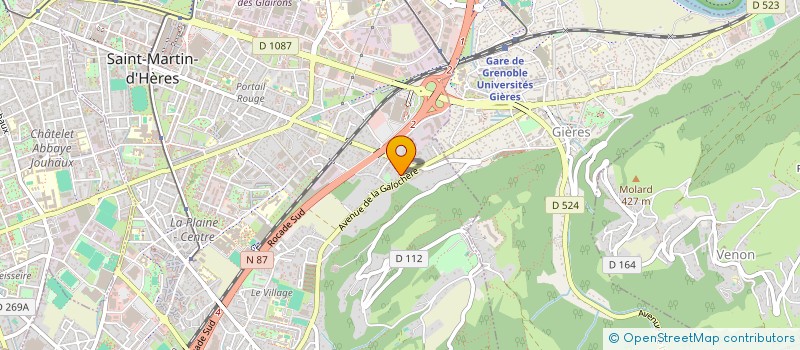 localisation de l'entreprise SCI LULU PAUNA  SAINT-MARTIN-D'HERES