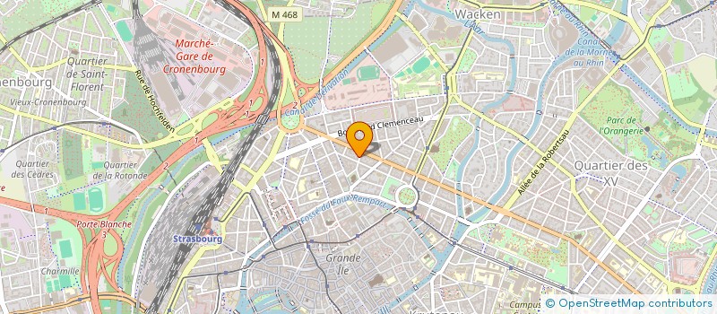 localisation de l'entreprise SCI LULUBELLE  STRASBOURG