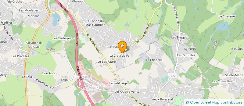 localisation de l'entreprise SCI LULUGABI à FEYTIAT