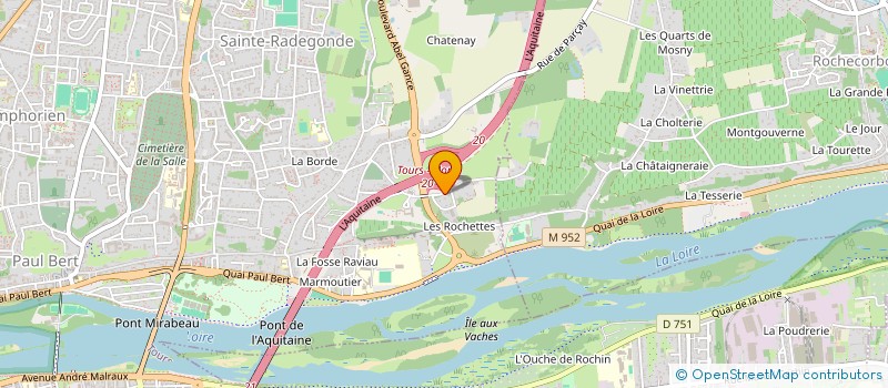 localisation de l'entreprise SCI LULURELO  TOURS