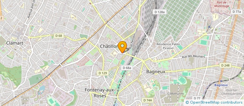 localisation de l'entreprise SCI LUM  CHATILLON