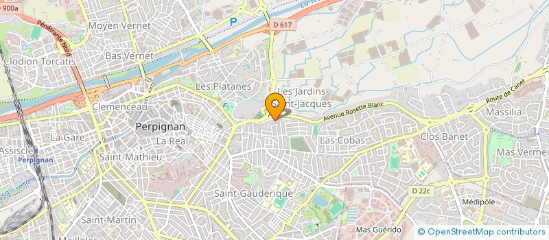 localisation de l'entreprise SCI LUMA à PERPIGNAN
