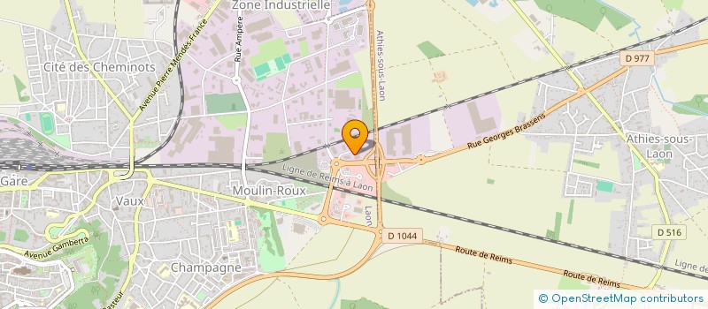 localisation de l'entreprise SCI LUMA à LAON