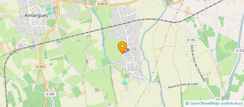 localisation de l'entreprise SCI LUMA  LE CAILAR