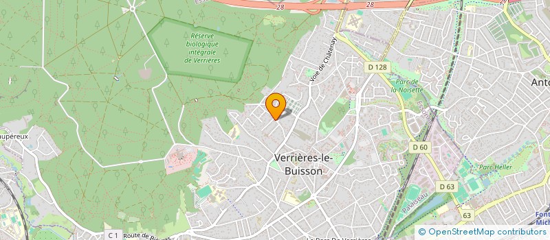 localisation de l'entreprise SCI LUMA à VERRIERES-LE-BUISSON