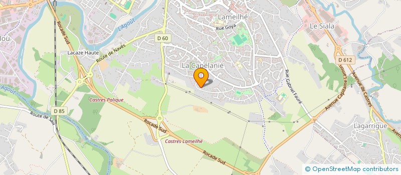 localisation de l'entreprise SCI LUMA  CASTRES