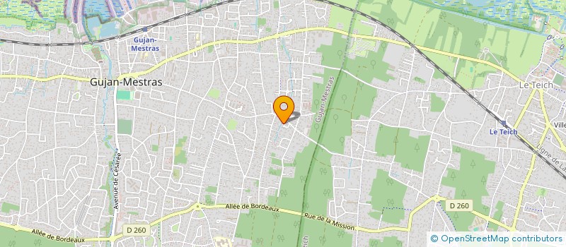 localisation de l'entreprise SCI LUMA  GUJAN-MESTRAS