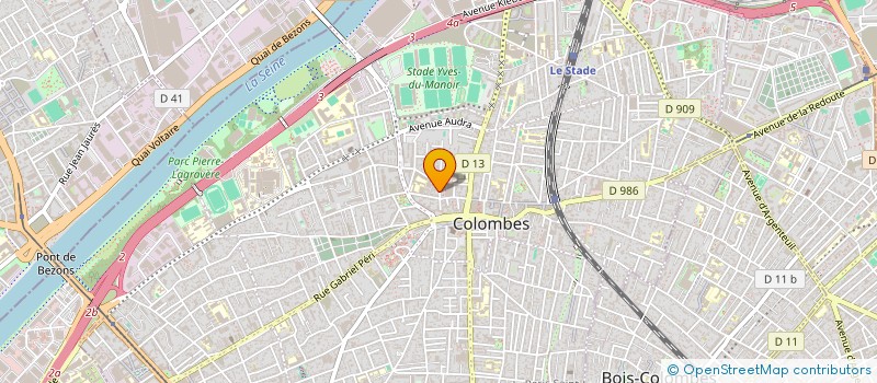 localisation de l'entreprise SCI LUMA à COLOMBES