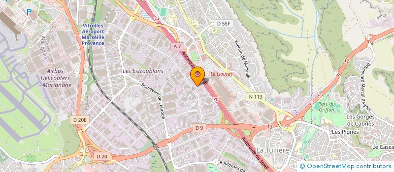 localisation de l'entreprise SCI LUMA à VITROLLES